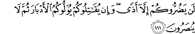 Surah 3 Ayah 111