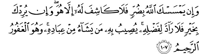Surah 10 Ayah 107