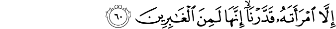 Surah 15 Ayah 60