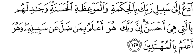Surah 16 Ayah 125