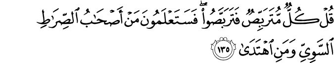 Surah 20 Ayah 135