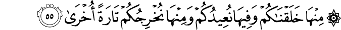 Surah 20 Ayah 55