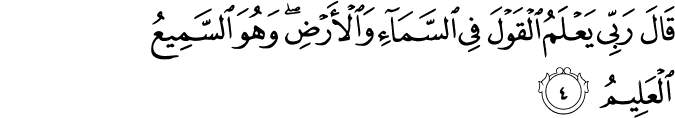 Surah 21 Ayah 4