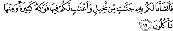 Surah 23 Ayah 19