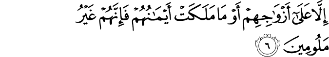 Surah 23 Ayah 6