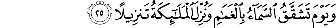 Surah 25 Ayah 25