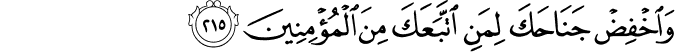 Surah 26 Ayah 215