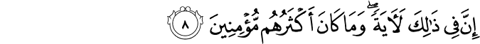 Surah 26 Ayah 8