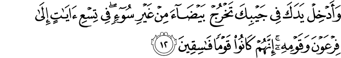 Surah 27 Ayah 12