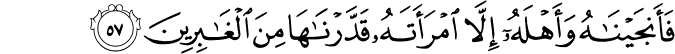 Surah 27 Ayah 57