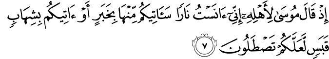 Surah 27 Ayah 7
