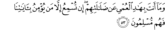 Surah 30 Ayah 53