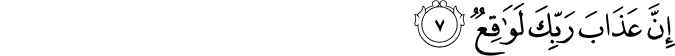 Surah 52 Ayah 7