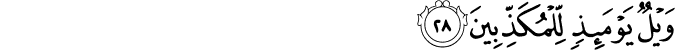 Surah 77 Ayah 28