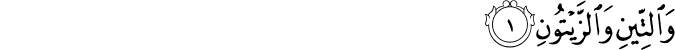Surah 95 Ayah 1